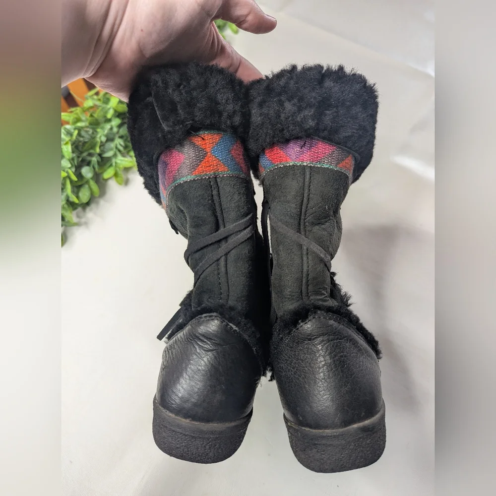 Tecnica Vintage? Italian Fur Boots Size 38